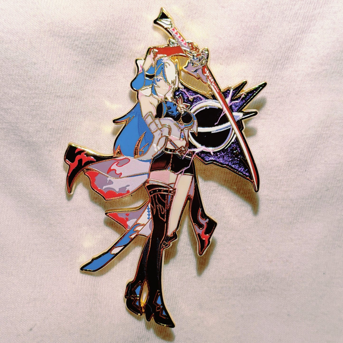 Honkai Star Rail Archeron Enamel Pin | Penacony 3.5"