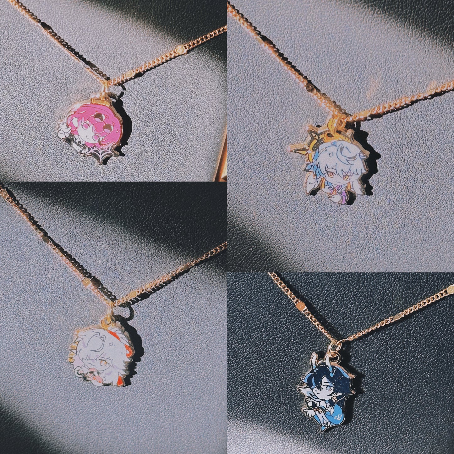 Honkai Star rail Necklace Sunday Kafka Danheng Jingyuan | Coated gold