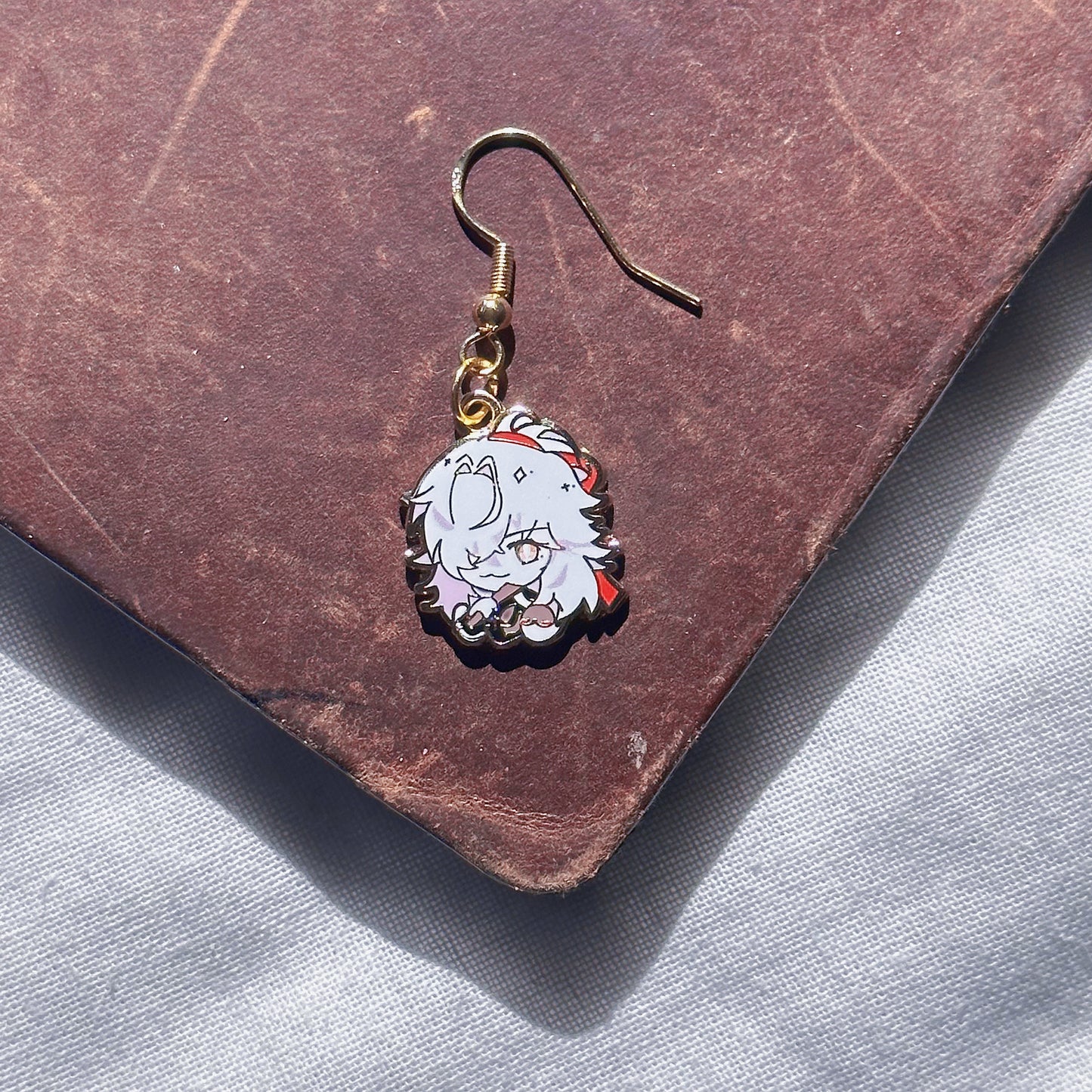 Honkai Star rail Earrings Earclips Sunday Kafka Danheng Jingyuan | Coated gold