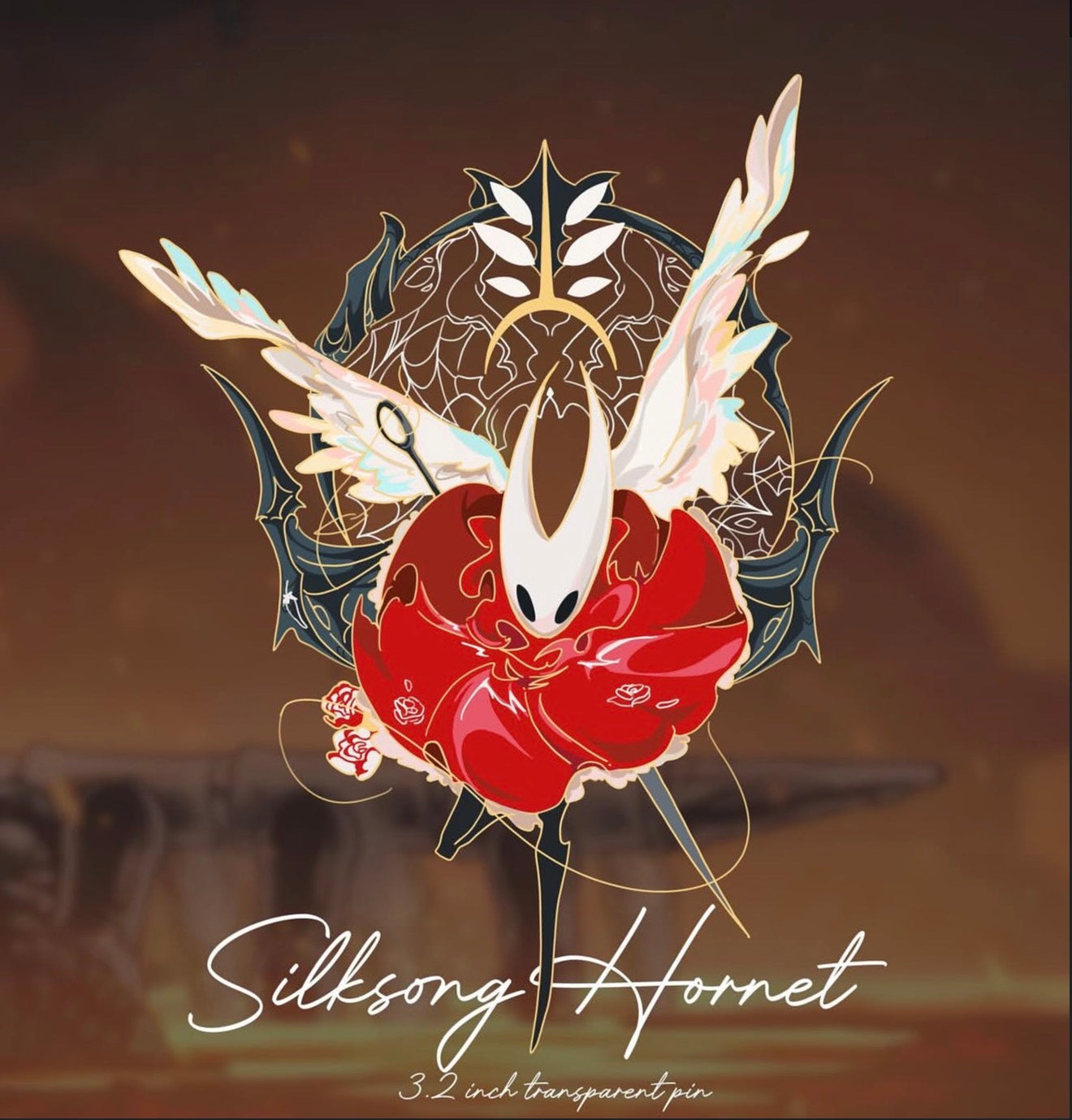 Hollow Knight Silksong Hornet Enamel Pin | 3.5"
