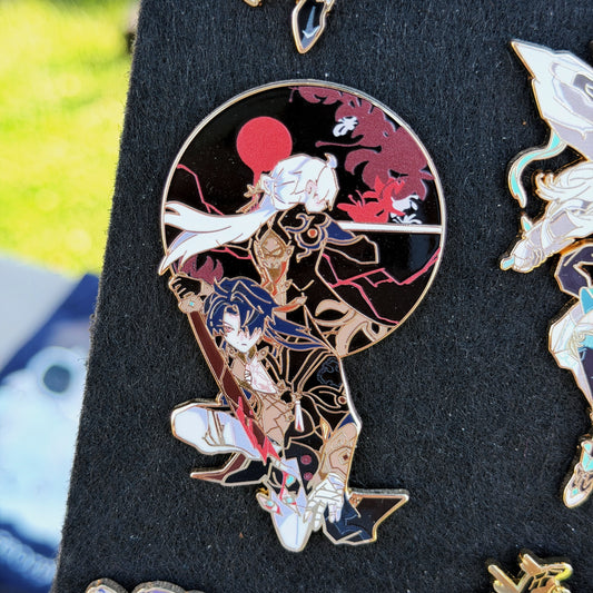 Honkai Star Rail Blade Enamel Pin | Stellar Hunters 3.5"