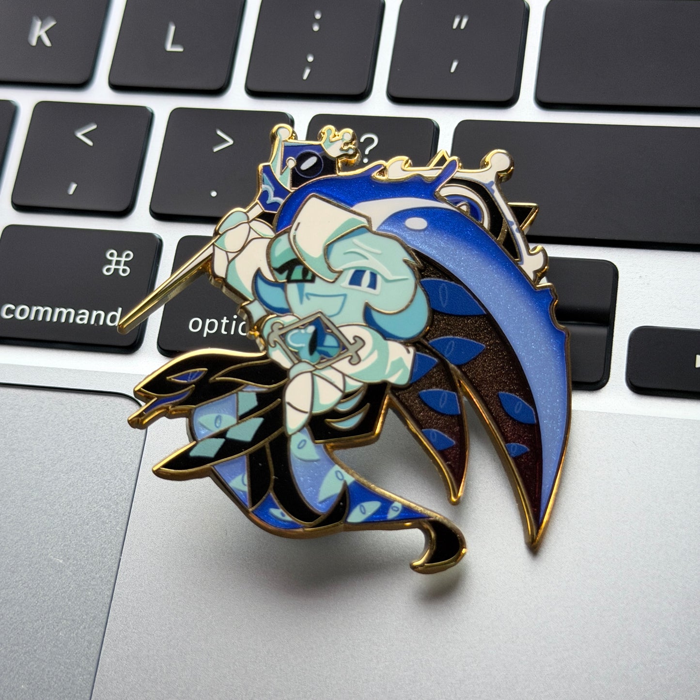 Cookie Run Kingdom Shadow Milk Cookie Enamel Pin | 3"