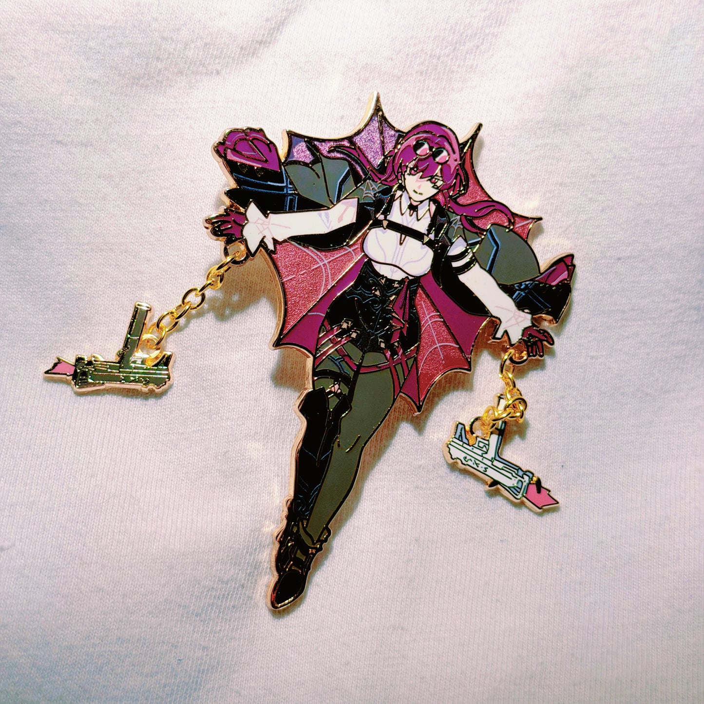 Honkai Star Rail Kafka Enamel Pin | Stellaron Hunter 3.5"