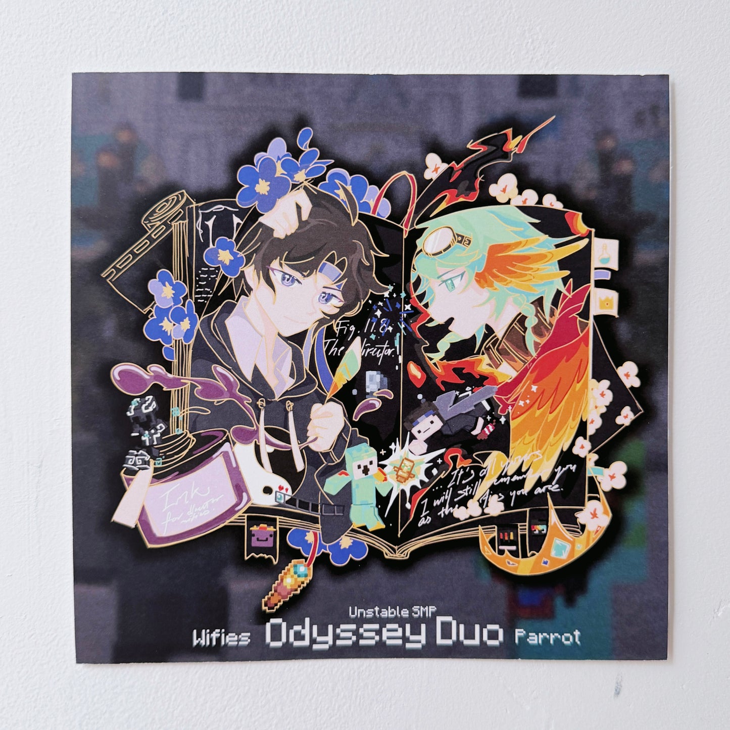 Unstable Universe Wifies Parrot Odyssey Duo Art print | 7"