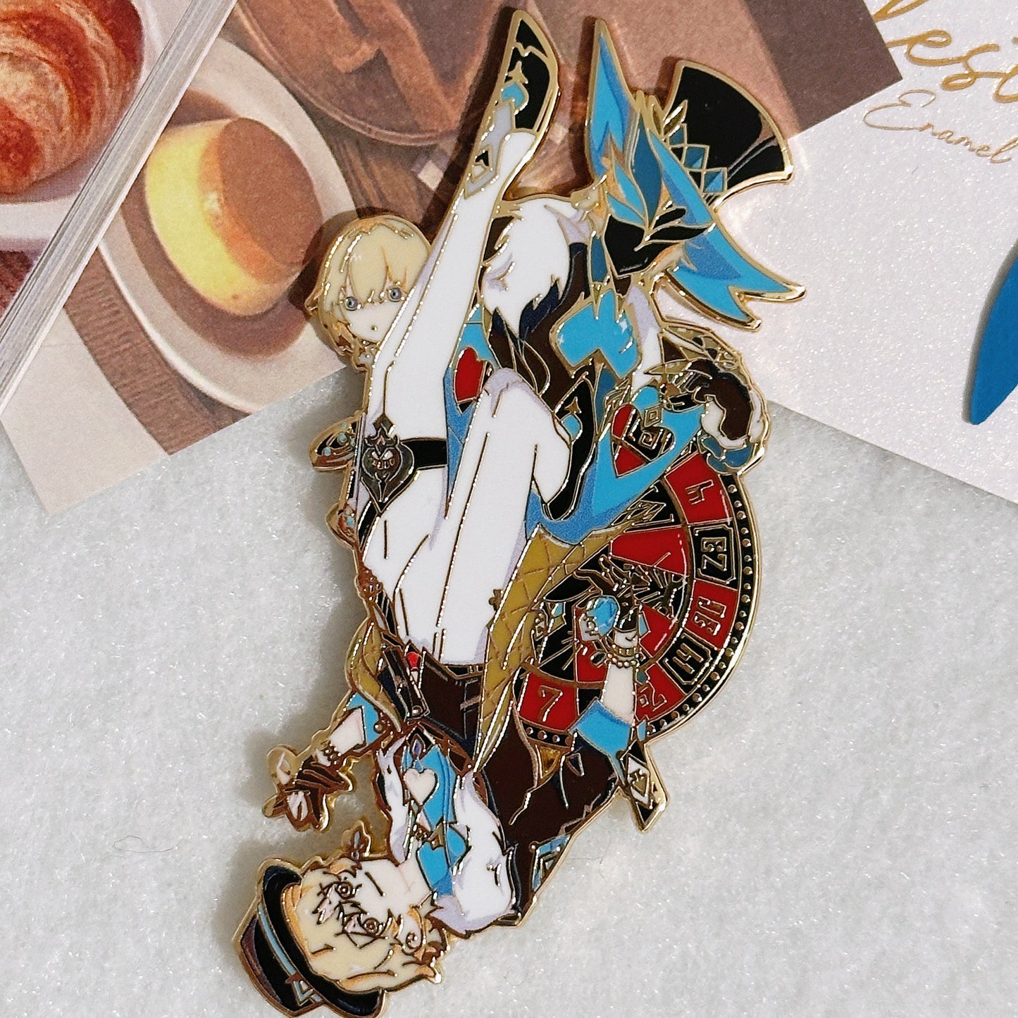 Honkai Star Rail Archeron Enamel Pin | Penacony 3.5"