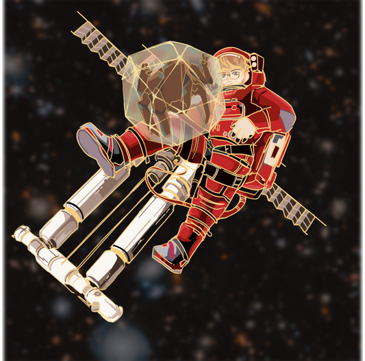PHM Enamel pin | double spinnable pin 3.5"