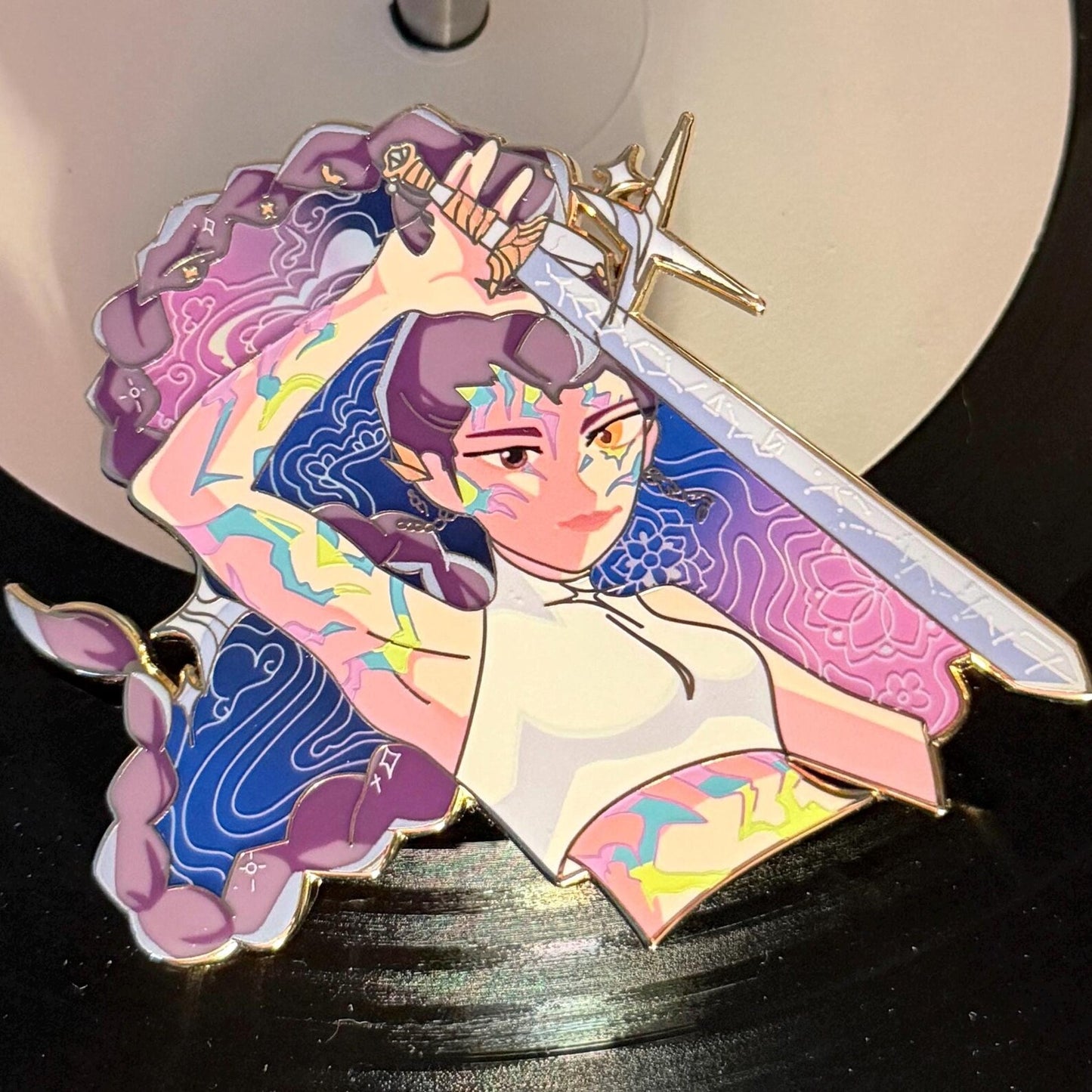 KPop Demon Hunter Demon Rumi Enamel Pin | 3"