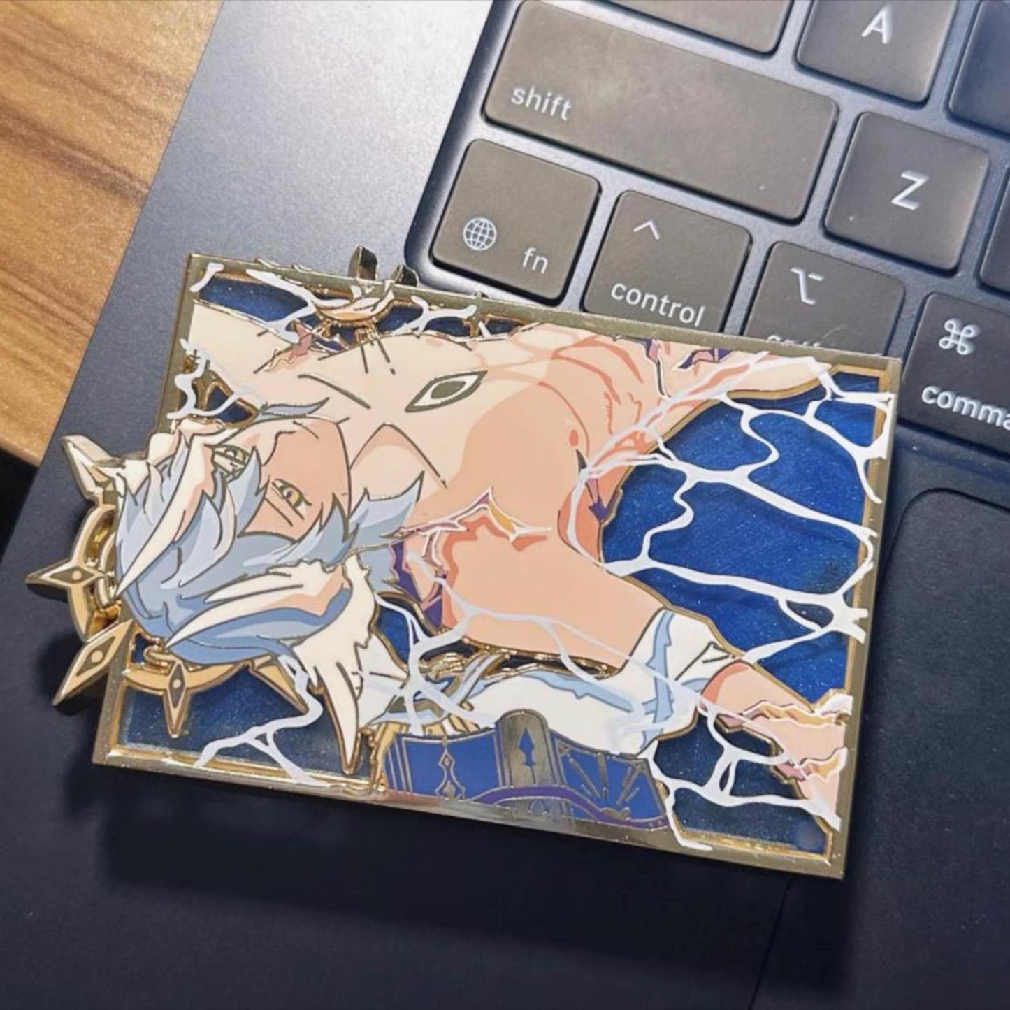 Honkai Star Rail Sunday Water Panel Quicksand Enamel Pin | 3.5"