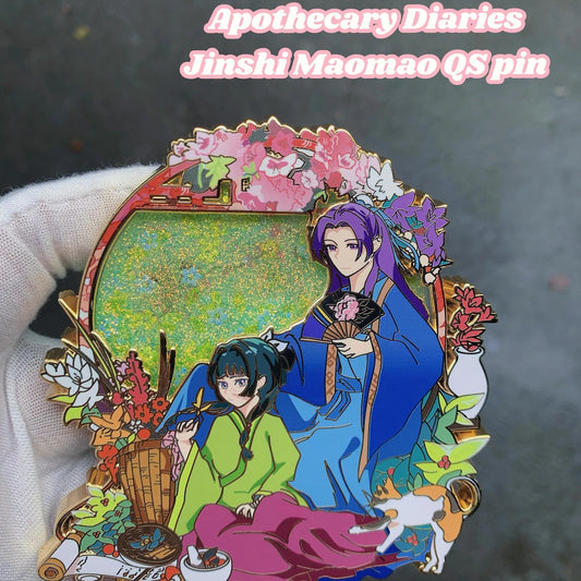 Apothecary Diaries Enamel pin  | Maomao Jinshi 4.2"